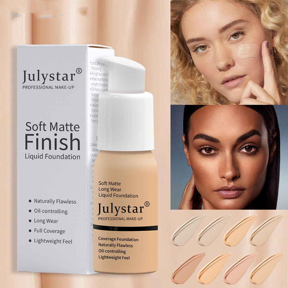 Waterproof Lasting Non Take Off Makeup Concealer Liquid Foundation Beauty Makeup - Beuti-Ful