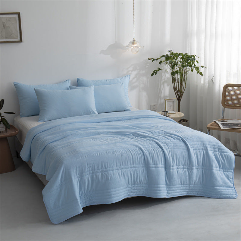 Cooling Blankets Pure Color  Summer Cool Air-conditioning Quilt Blanket