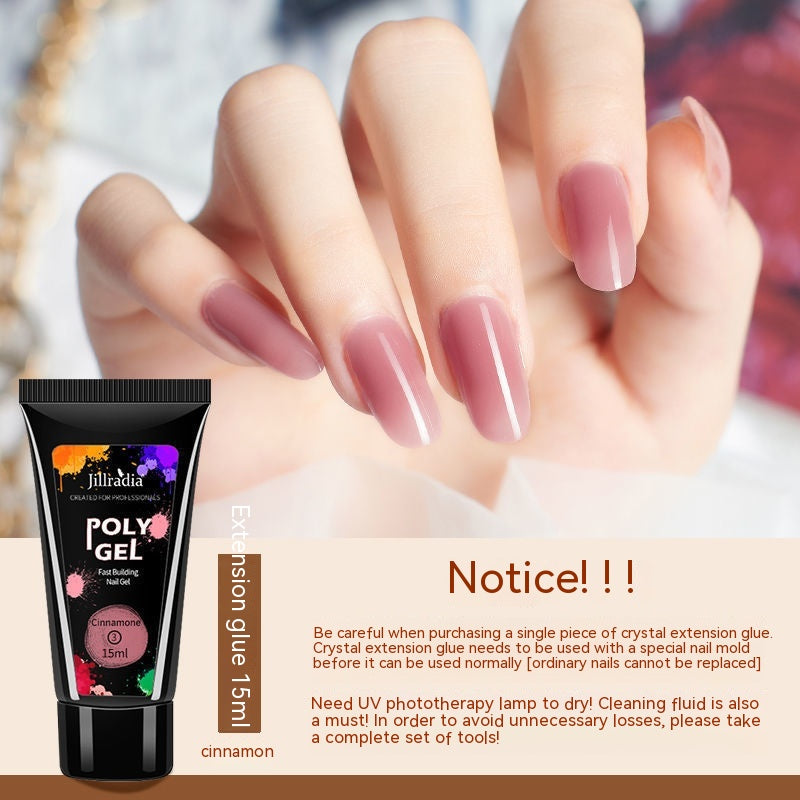 Crystal Extended Glue Nail Beauty UV - Beuti-Ful