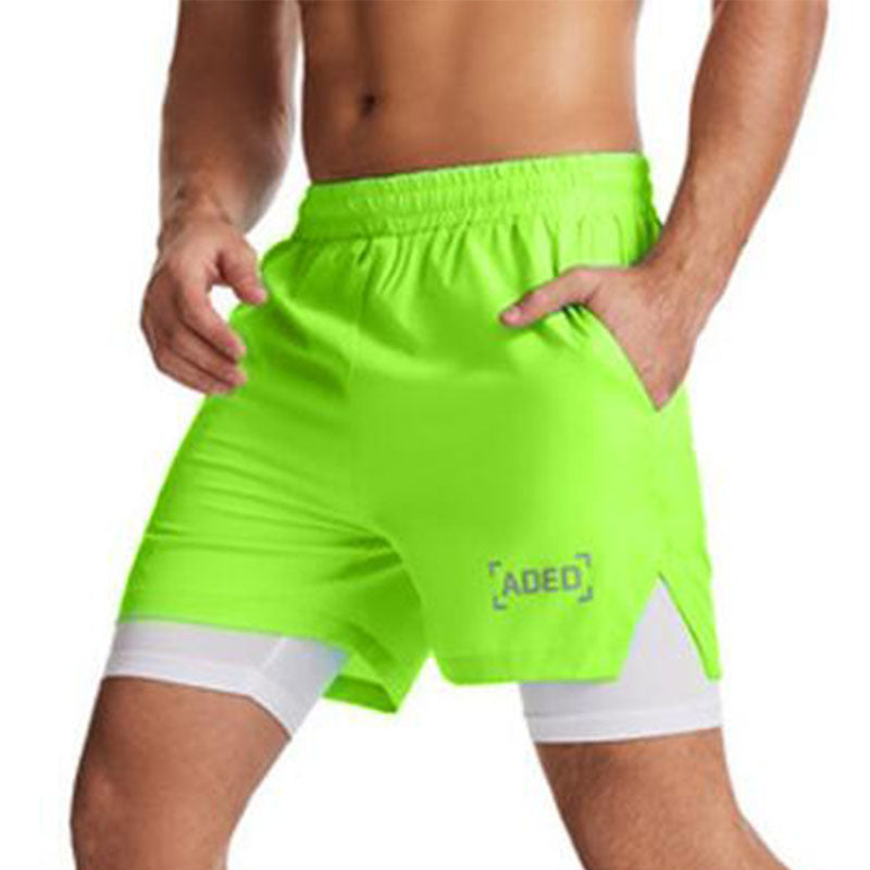Quick-drying Woven Casual Crazy Muscle Sports Shorts - Beuti-Ful
