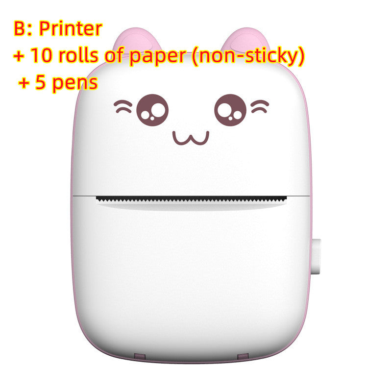 Mini Printer Portable Bluetooth WiFi  Mobile Phone Photo Label Printer