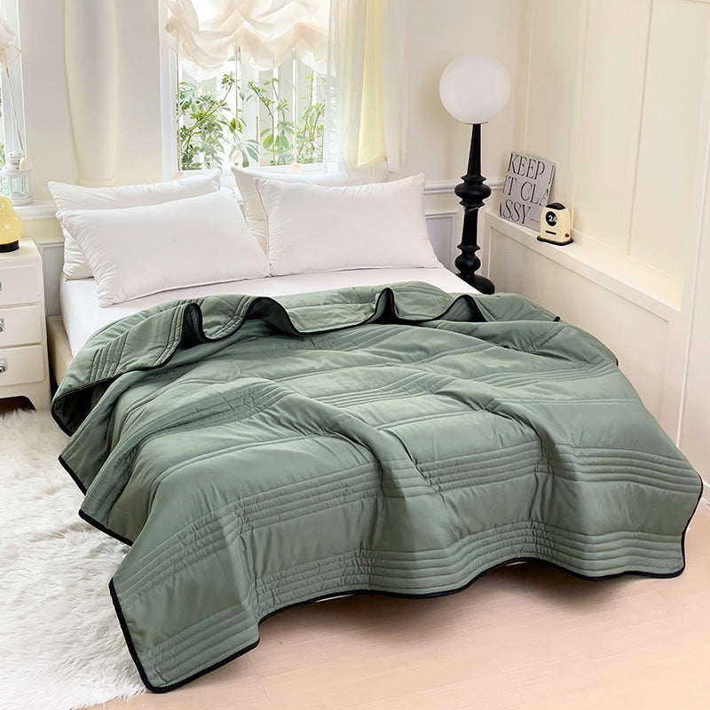 Cooling Blankets Pure Color  Summer Cool Air-conditioning Quilt Blanket