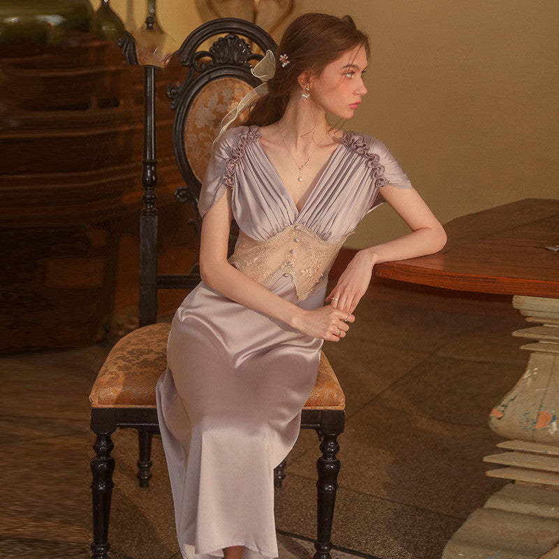 Leisure And Comfortable Private Suspender Dress