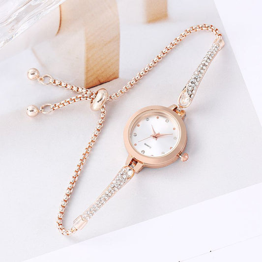 Women's Fashion Diamond Inlaid Elegant Bracelet Watch