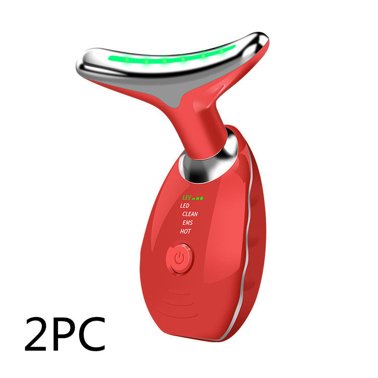 LED Photon Therapy Skin Tighten Reduce Double Chin Anti Wrinkle - Beuti-Ful