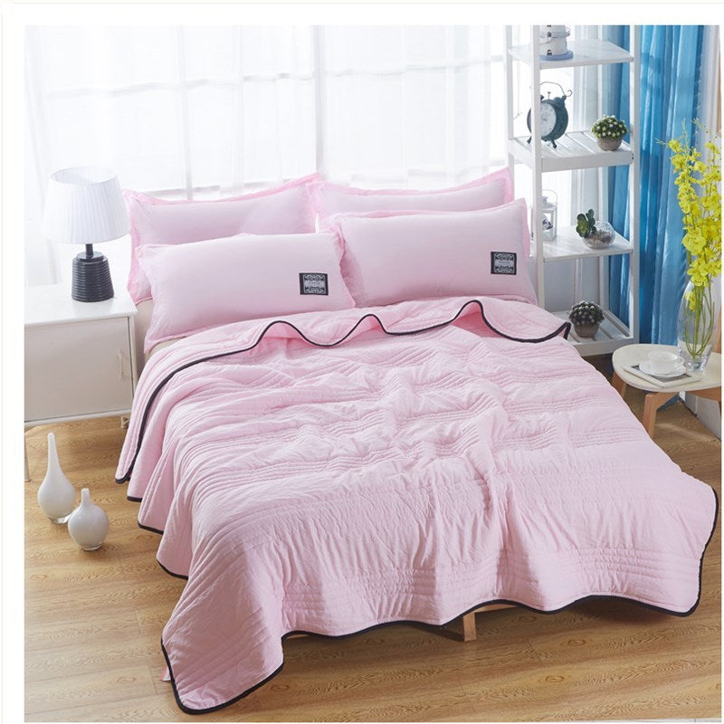 Cooling Blankets Pure Color  Summer Cool Air-conditioning Quilt Blanket