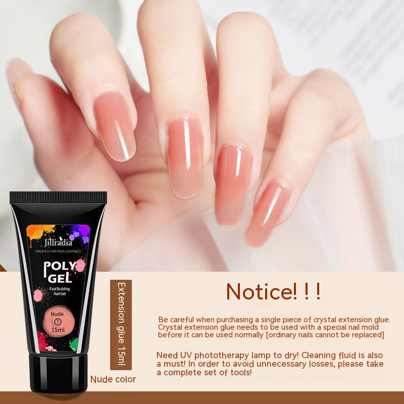 Crystal Extended Glue Nail Beauty UV - Beuti-Ful