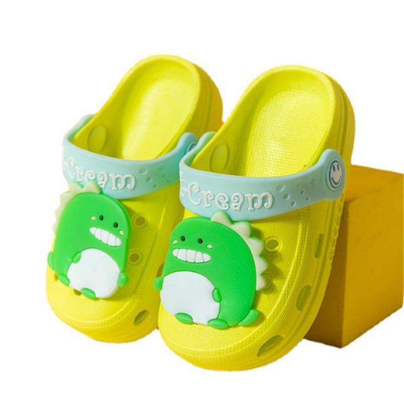 Children's Baotou Slippers Cute Cartoon Indoor Soft Sole Anti Slip