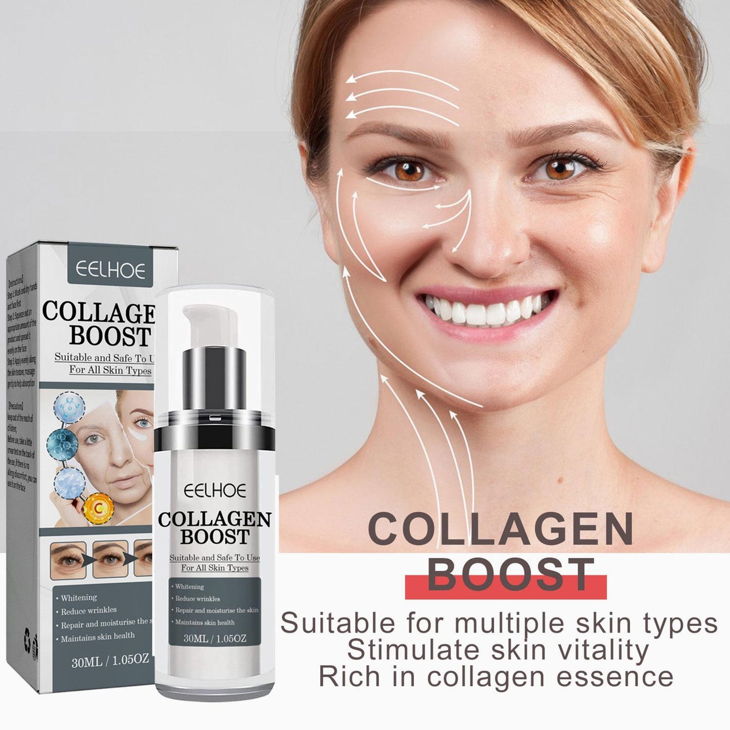 Collagen Anti Wrinkle Cream Tightens Skin - Beuti-Ful