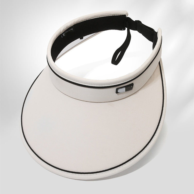 Portable Foldable Sunhat Summer Outdoor Big Empty Top Uv Sun Protection Hat