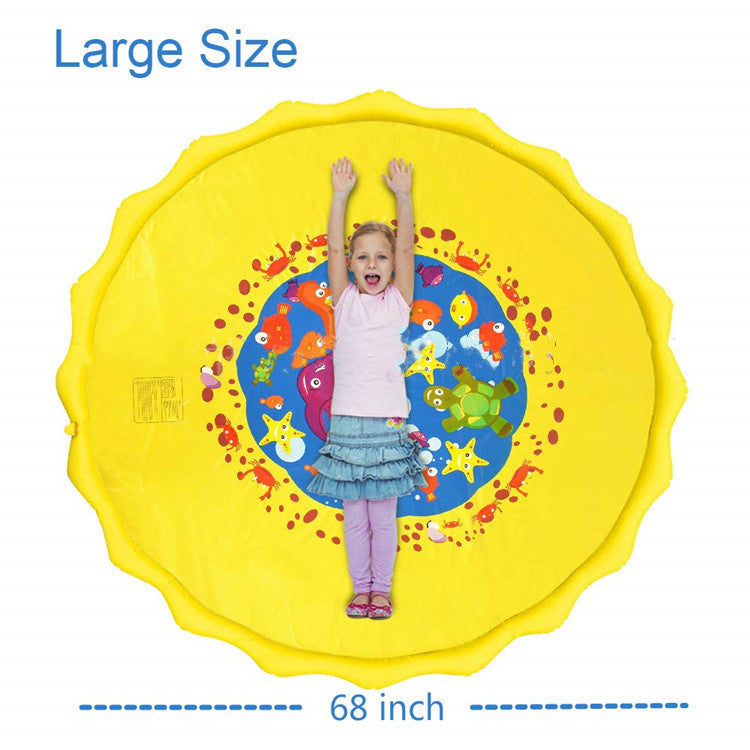 Splash pad  Water spray mat water slide - Beuti-Ful