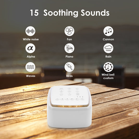 White Noise Machine Type-c Rechargeable Timed Shutdown