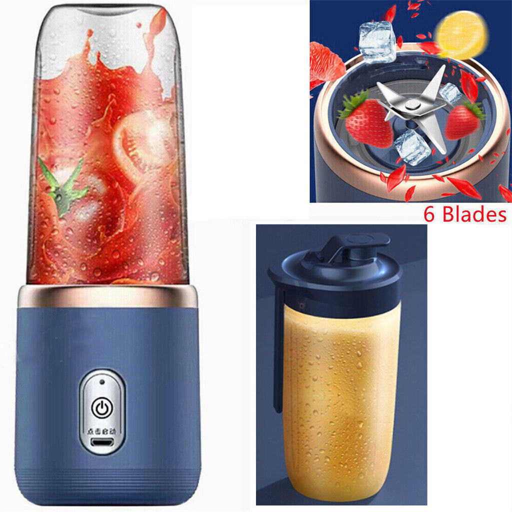 Electric Juice Maker Portable Blender Smoothie Mini Juicer Fruit Machine 400ml - Beuti-Ful