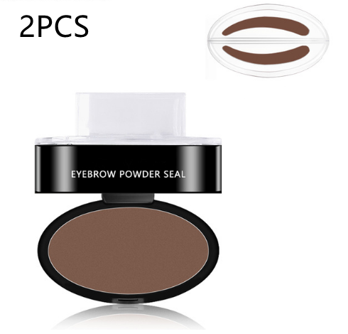 Eyebrow Powder Stamp Tint Stencil Kit Cosmetics Professional Makeup Waterproof Eye Brow Stamp Lift Eyebrow Enhancers - Beuti-Ful