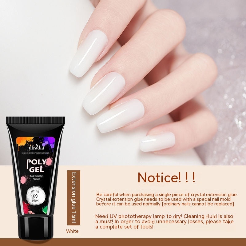 Crystal Extended Glue Nail Beauty UV - Beuti-Ful