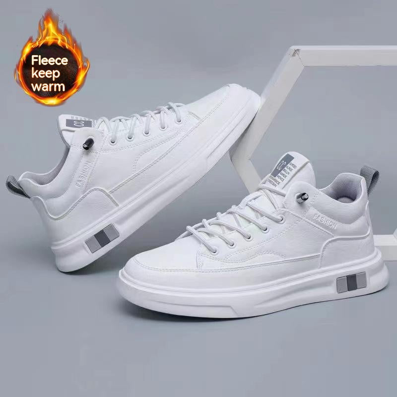 Men's Versatile Sports Fleece-lined Thickened Men's Shoes  Casual Sneakers - Beuti-Ful