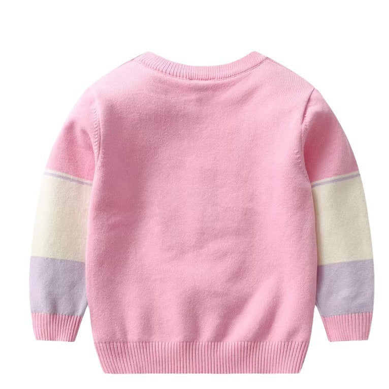 Girl's Sweater Children's Cotton Base Shirt