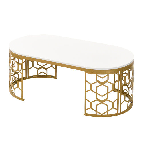 Oval Shaped Coffee Table - Beuti-Ful