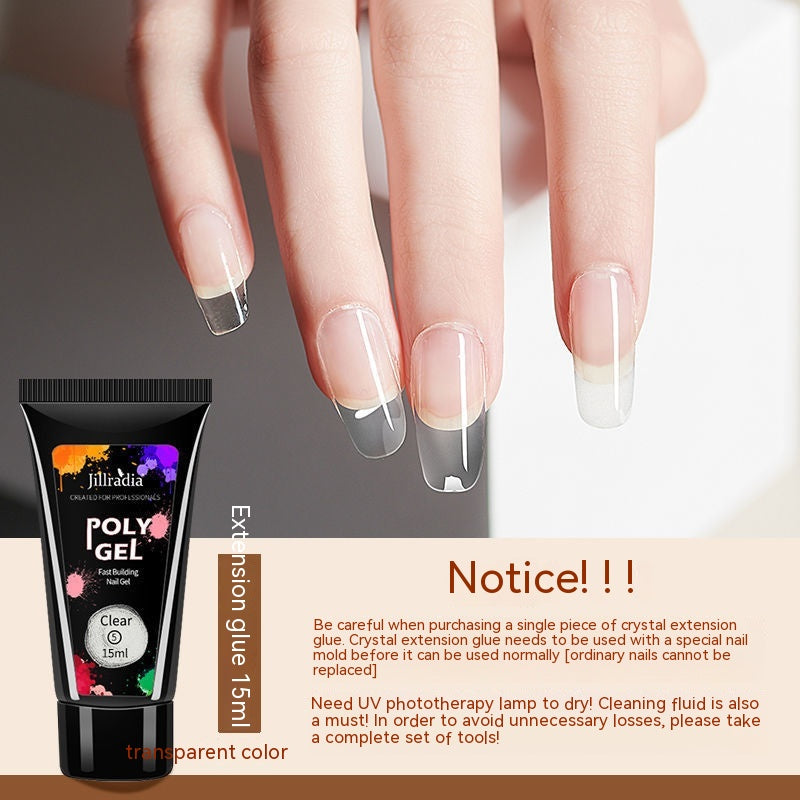 Crystal Extended Glue Nail Beauty UV - Beuti-Ful