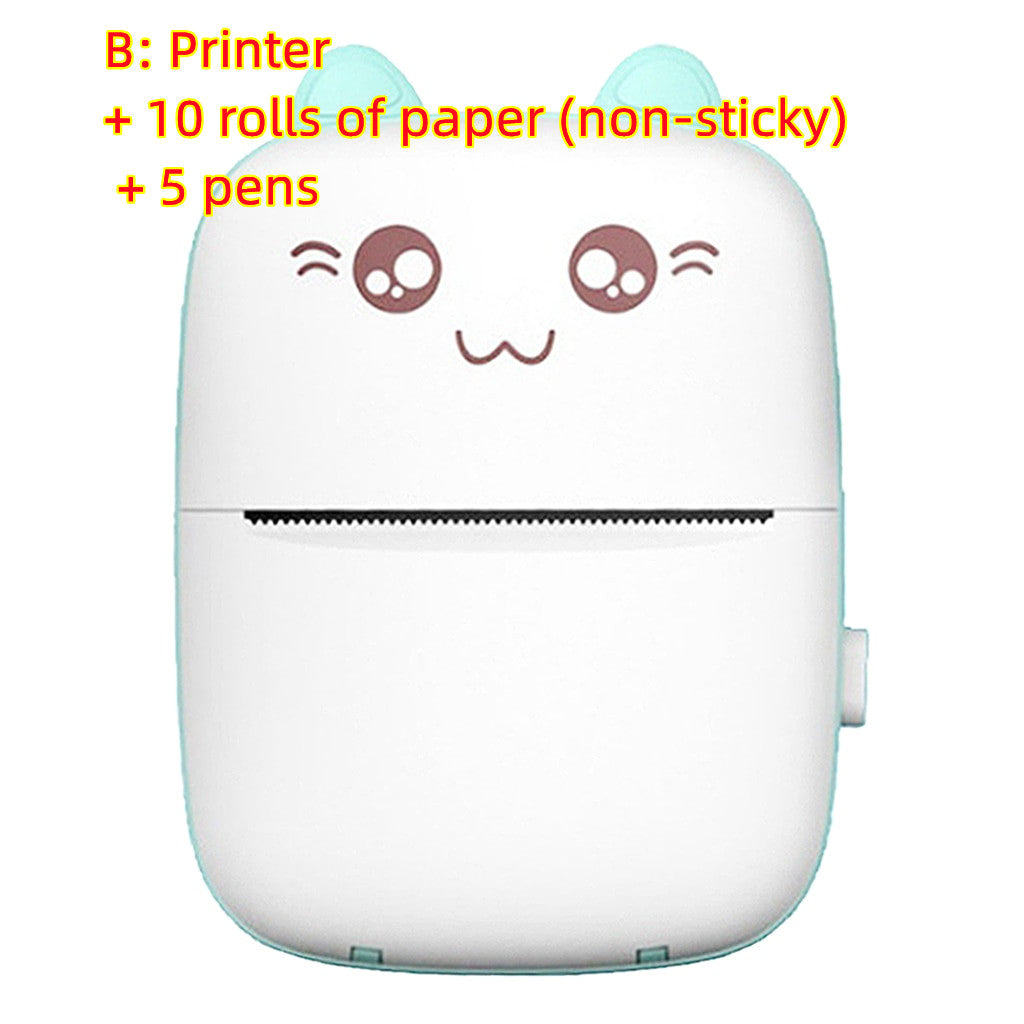 Mini Printer Portable Bluetooth WiFi  Mobile Phone Photo Label Printer