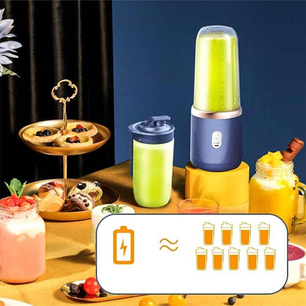 Electric Juice Maker Portable Blender Smoothie Mini Juicer Fruit Machine 400ml - Beuti-Ful