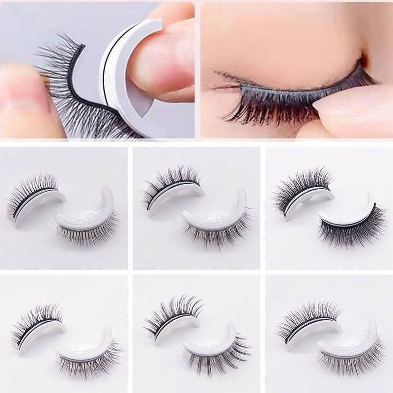Self-adhesive Reusable Glue-free Eye Lashes With Natural Curl - Beuti-Ful
