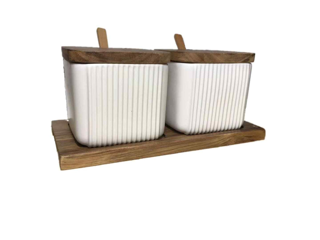 Household Seasoning Box Ceramic Seasoning Jar Set - Beuti-Ful
