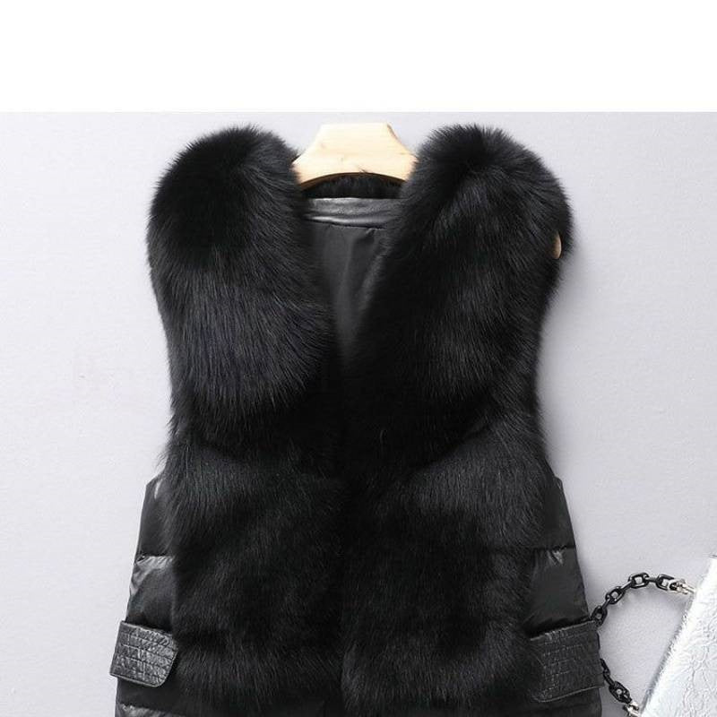 Wool-like Vest Waistcoat Short Down Jacket - Beuti-Ful