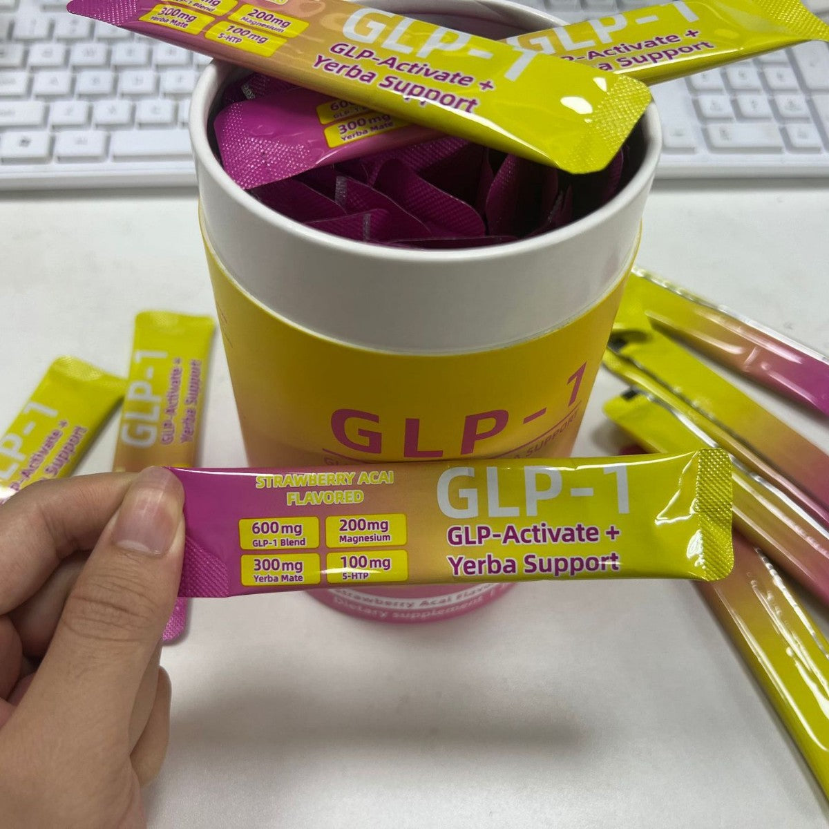 Strawberry Acai Honey Stick GLP-1 Beverage - Beuti-Ful