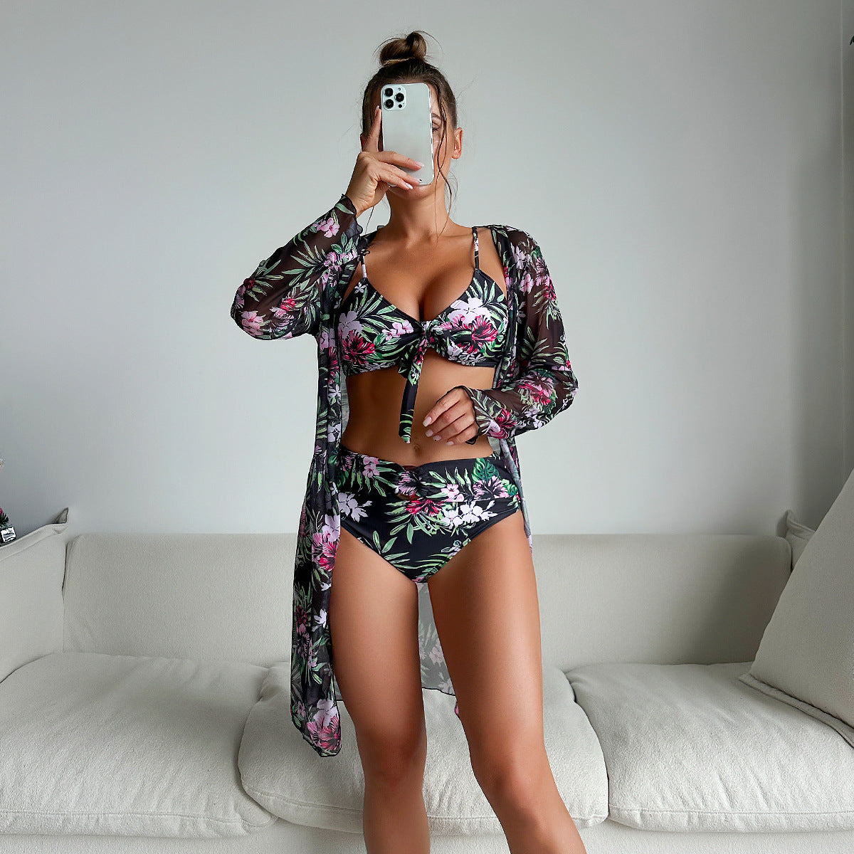 Fashion Swimsuit Women's Split Three-piece Suit