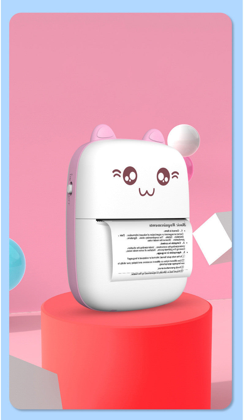 Mini Printer Portable Bluetooth WiFi  Mobile Phone Photo Label Printer - Beuti-Ful