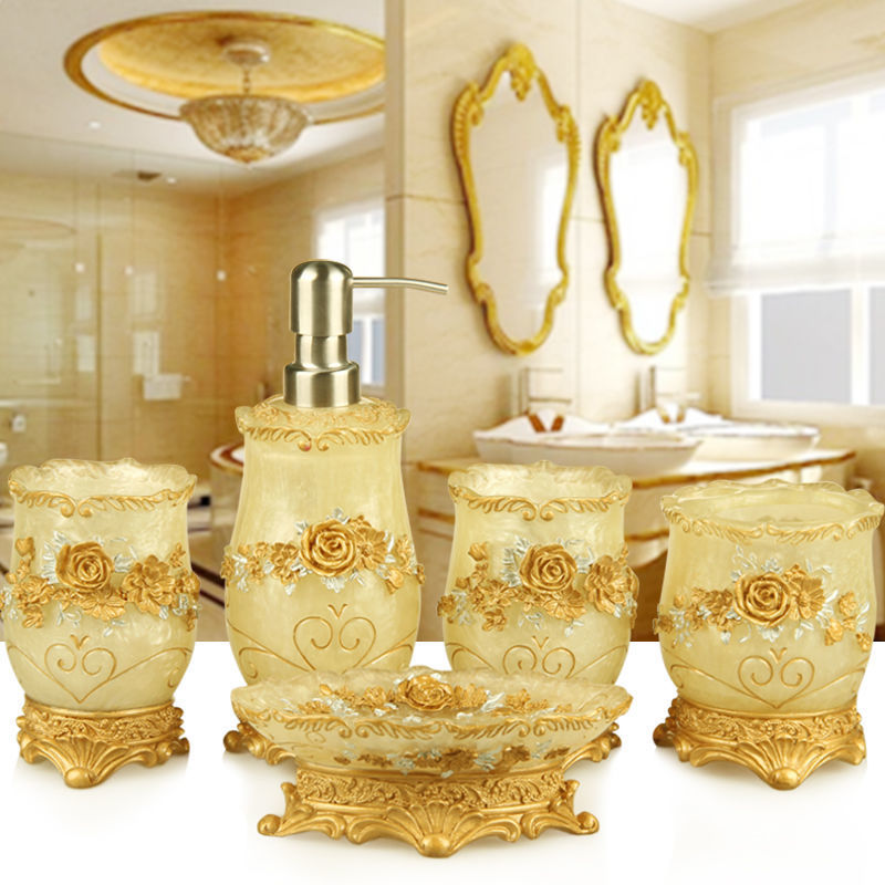 European Style Bathroom 6-piece Set Bathroom Suit - Beuti-Ful