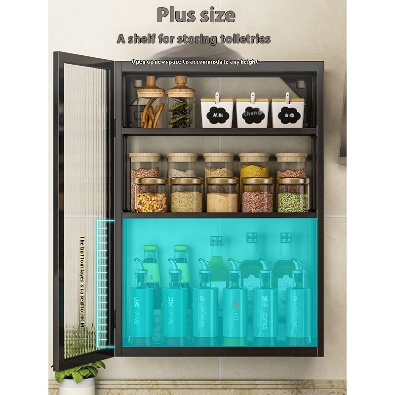 Rack Bathroom Light Luxury Cosmetics Storage Cabinet - Beuti-Ful