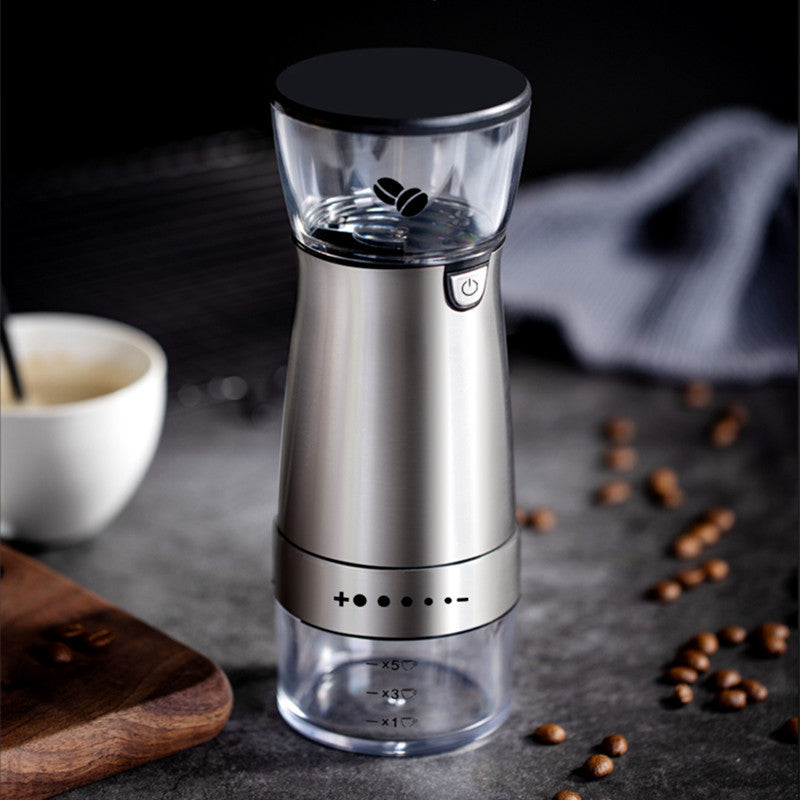 Electric Coffee Grinder Stainless Steel Adjustable Hand coffee / spice Grinder