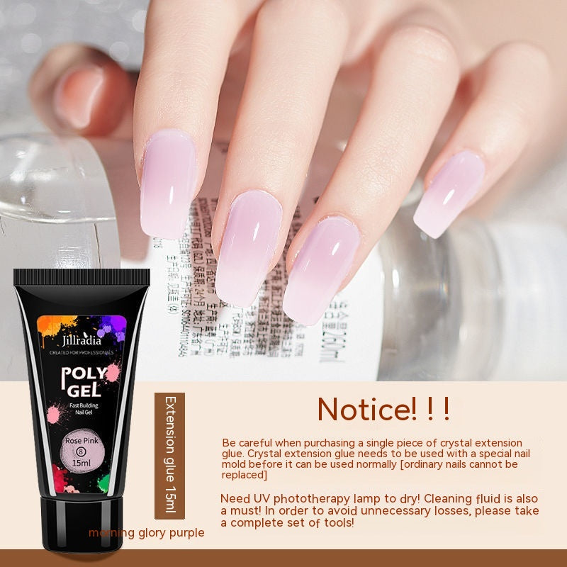 Crystal Extended Glue Nail Beauty UV - Beuti-Ful