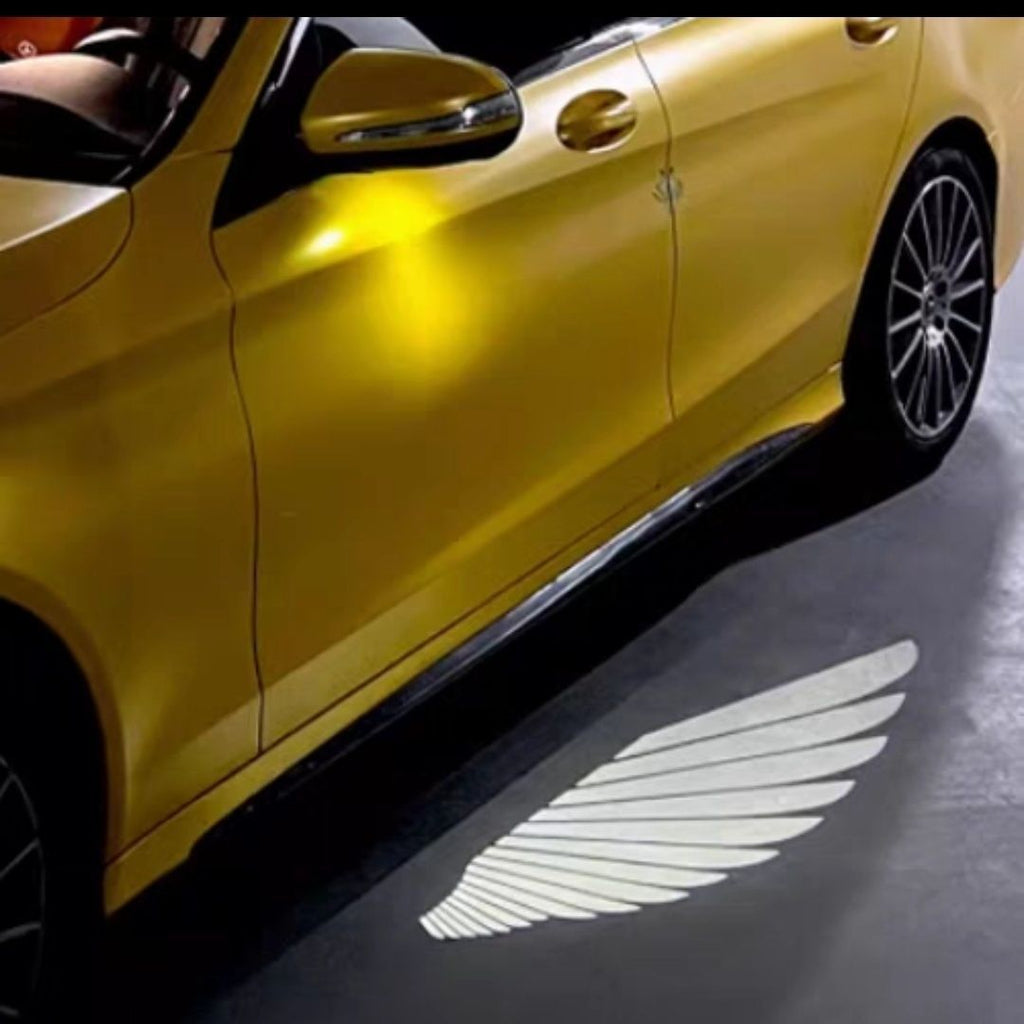 Car Rearview Mirror Courtesy Lamp Angel Wings - Beuti-Ful