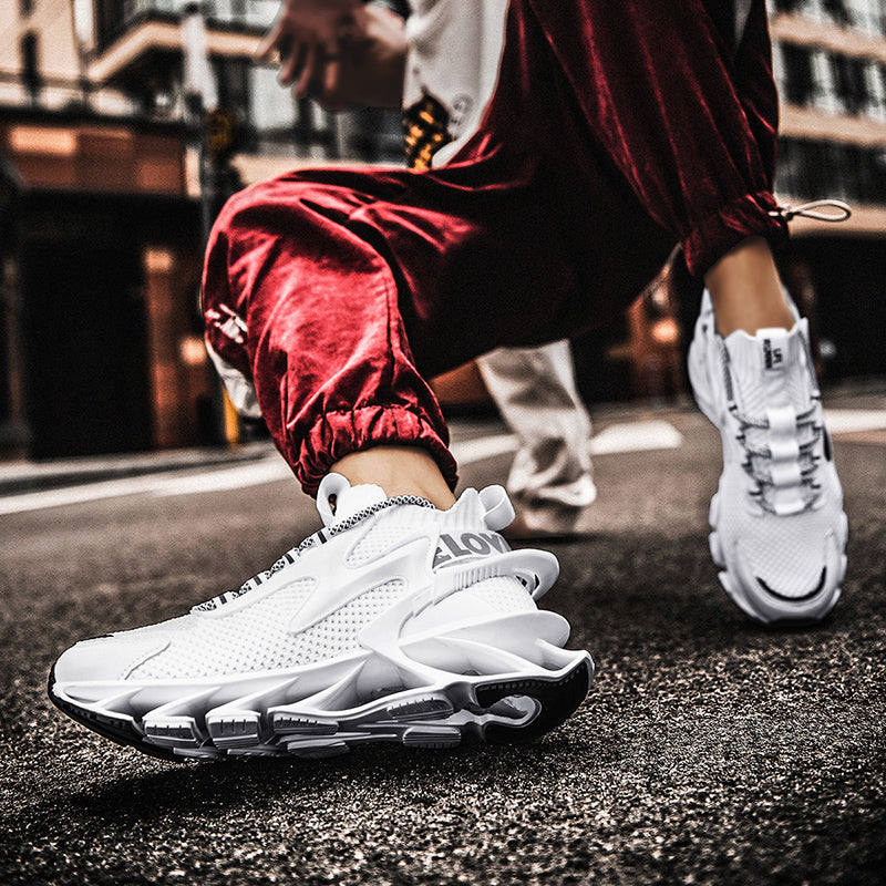 Men's Red Street Shooting Sports Knife NeochaEDGE Shoes - Beuti-Ful