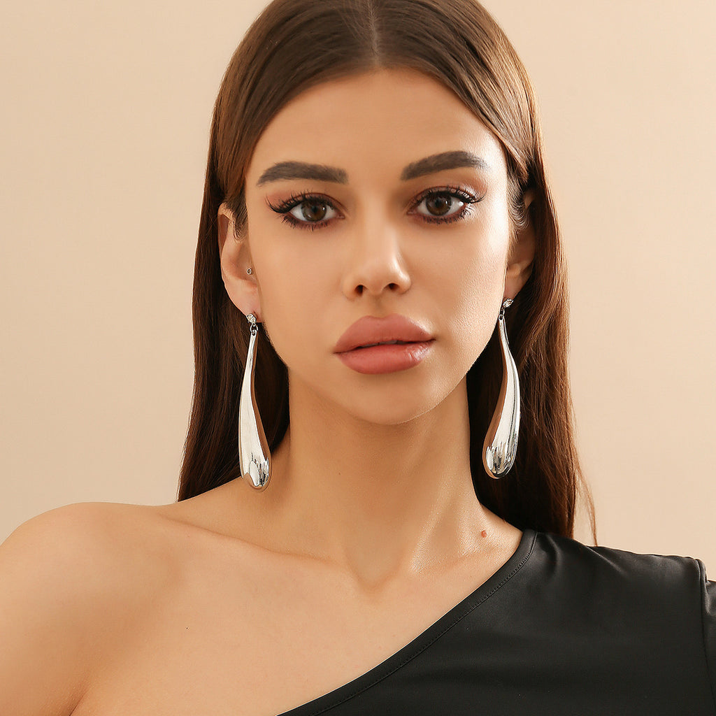 Exaggerated Punk Big Water Drop Pendant Necklace - Beuti-Ful