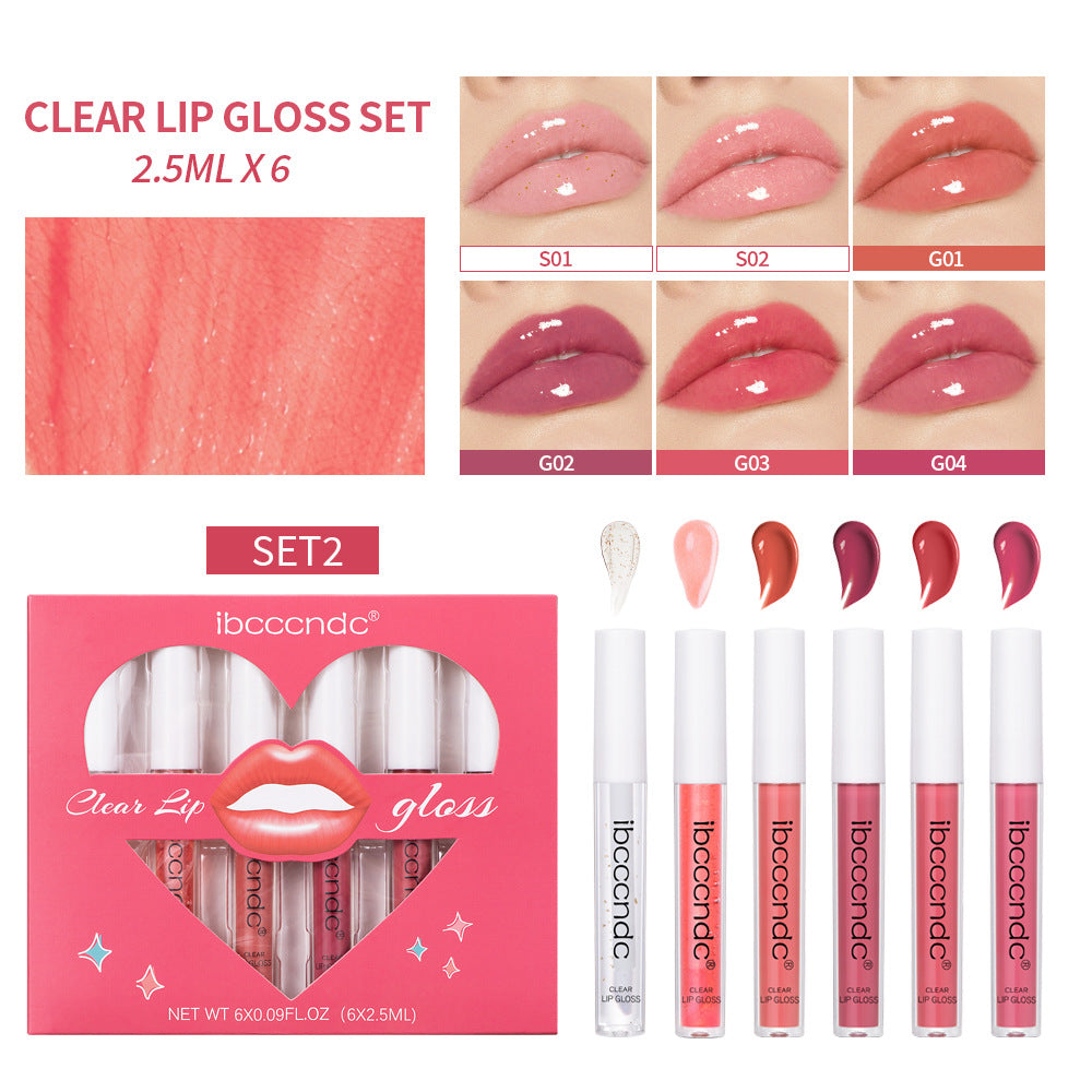 Transparent Lip Gloss Suit Liquid Lipstick - Beuti-Ful