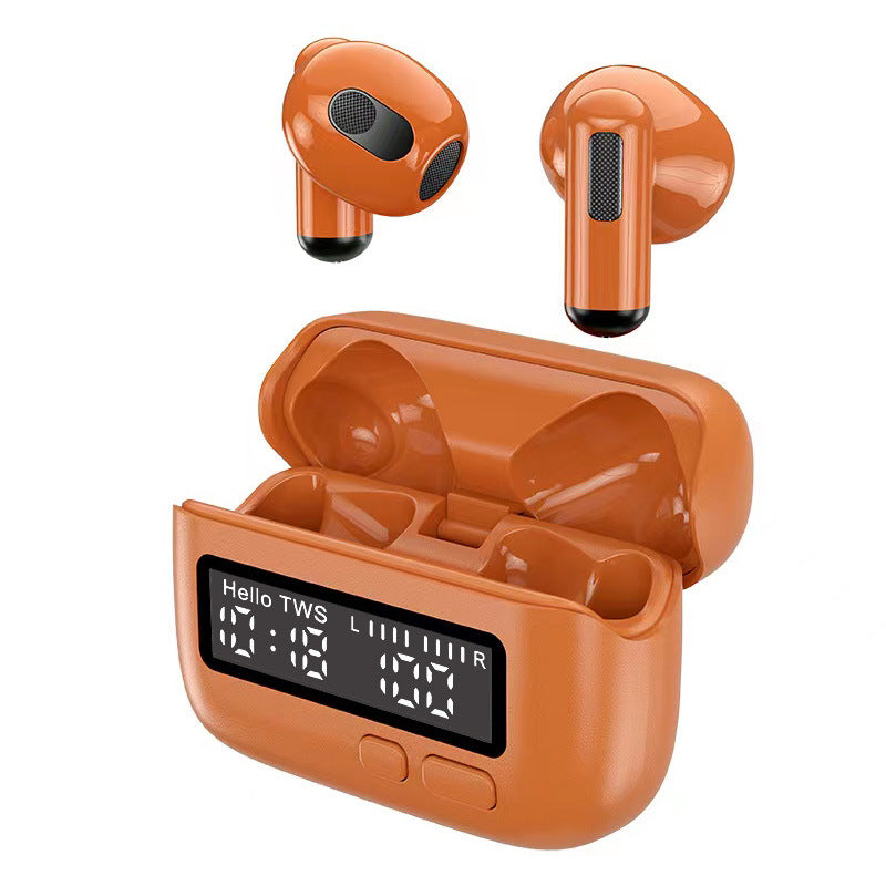 BPG Portable Wireless Bluetooth Headset Digital Display Clock
