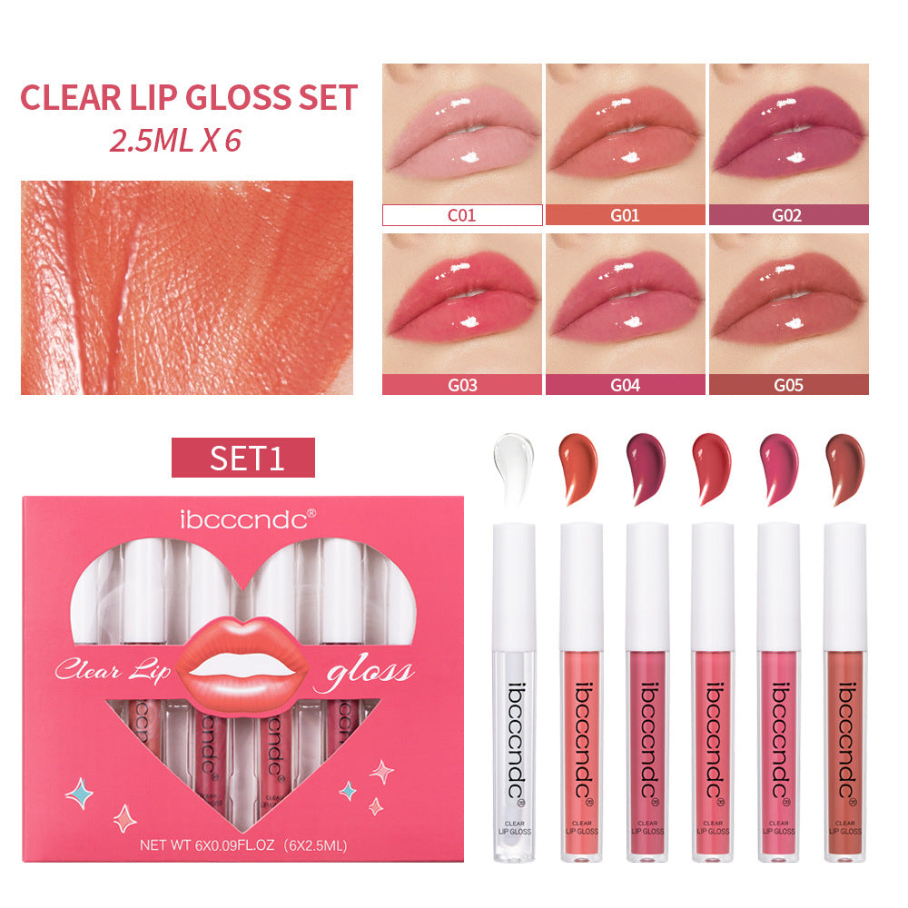 Transparent Lip Gloss Suit Liquid Lipstick - Beuti-Ful