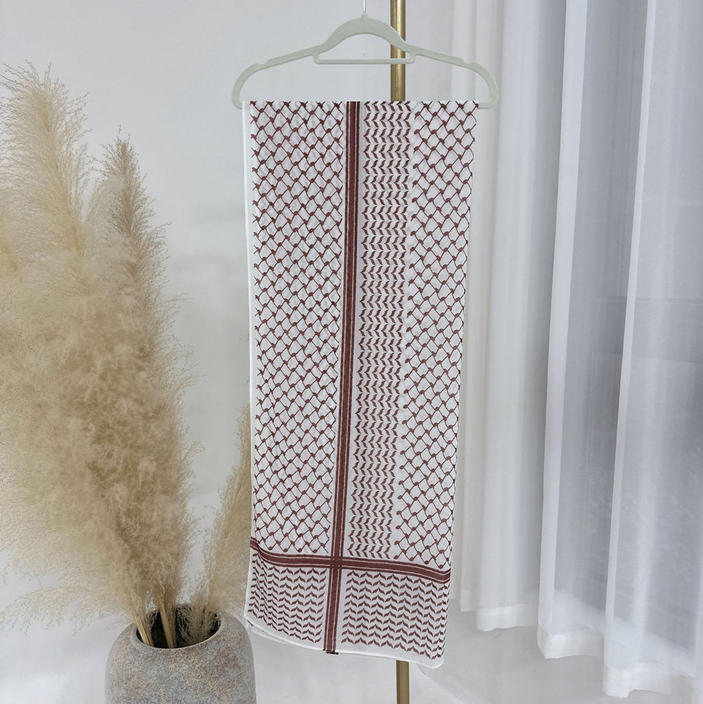 Printed Chiffon Turkish Turban Polyester Headscarf - Beuti-Ful