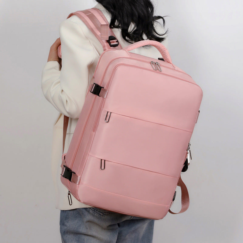 New Travel Backpack Female Large-capacity Dry And Wet Luggage Travel Bags Computer Backpack College Students Bag - Beuti-Ful