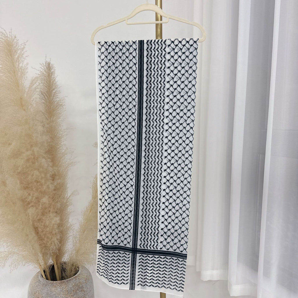 Printed Chiffon Turkish Turban Polyester Headscarf - Beuti-Ful