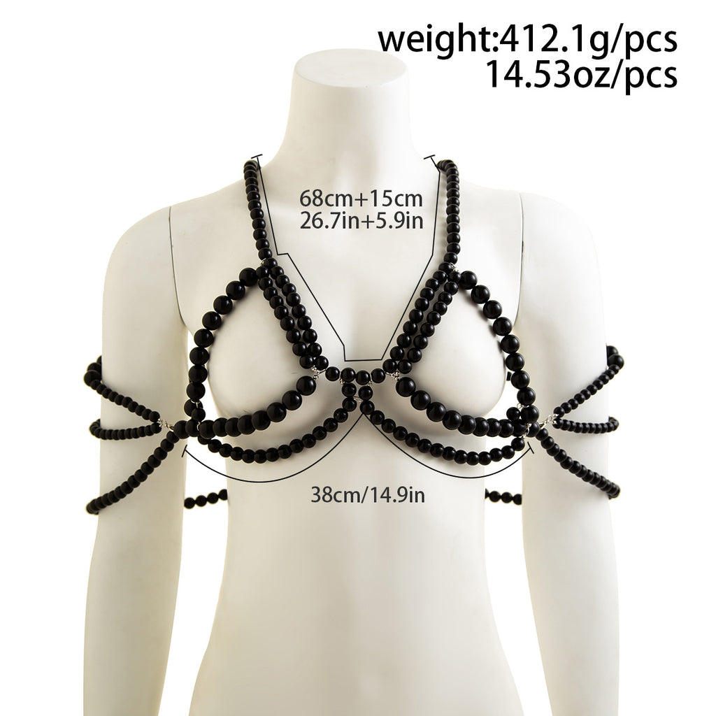 Vacation Pearl Bra Clothing Chain Female - Beuti-Ful