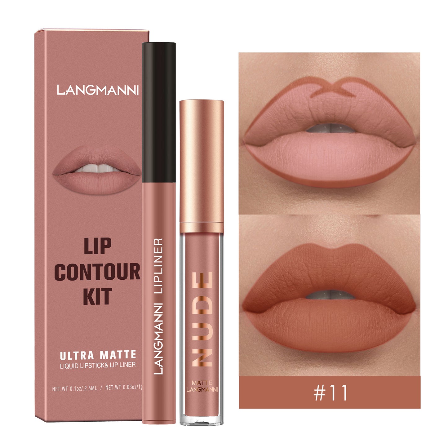Makeup No Stain On Cup Matte Lip Gloss Suit - Beuti-Ful