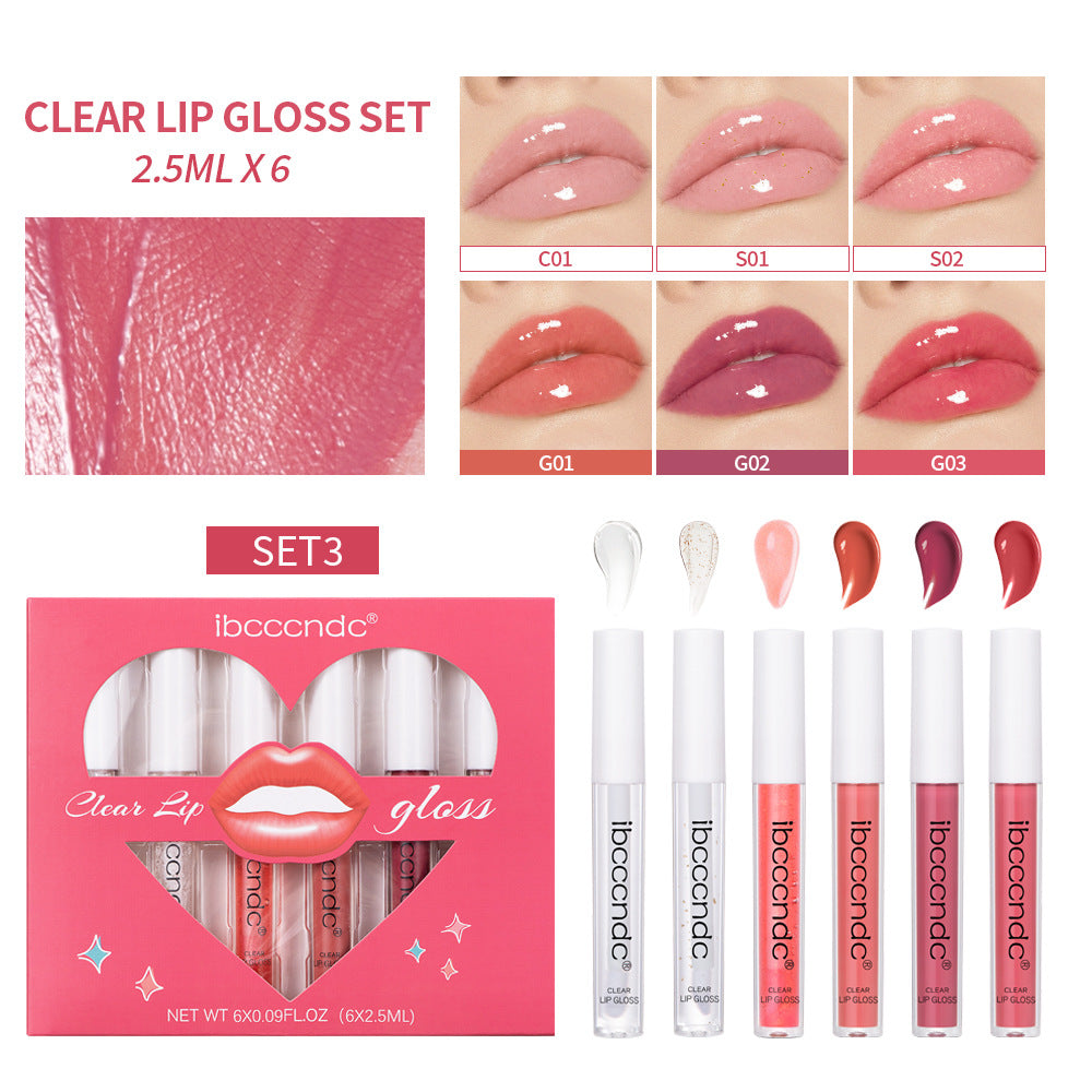 Transparent Lip Gloss Suit Liquid Lipstick - Beuti-Ful