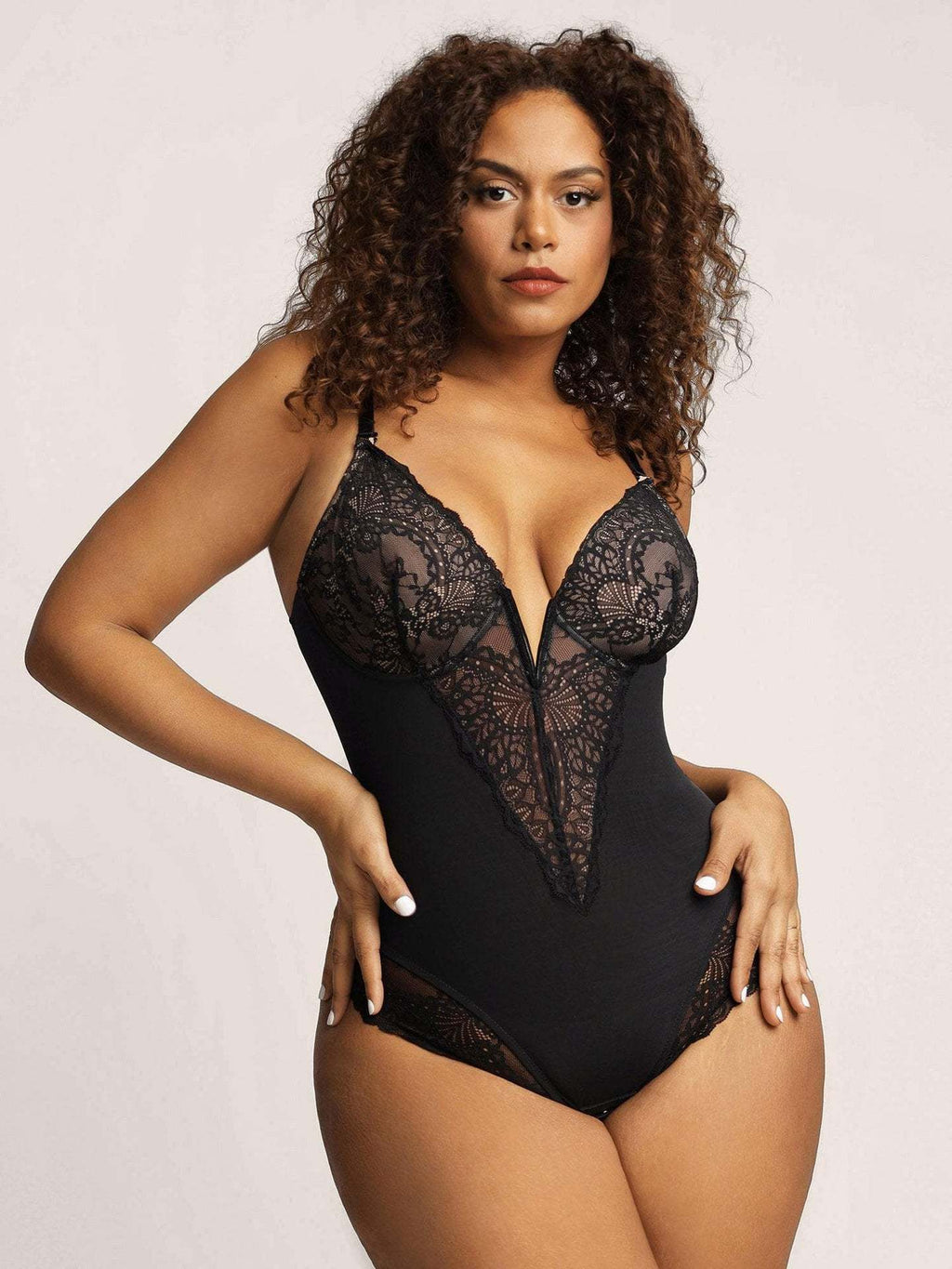 Plus Size Lace Waist Women's Shapewear - Beuti-Ful