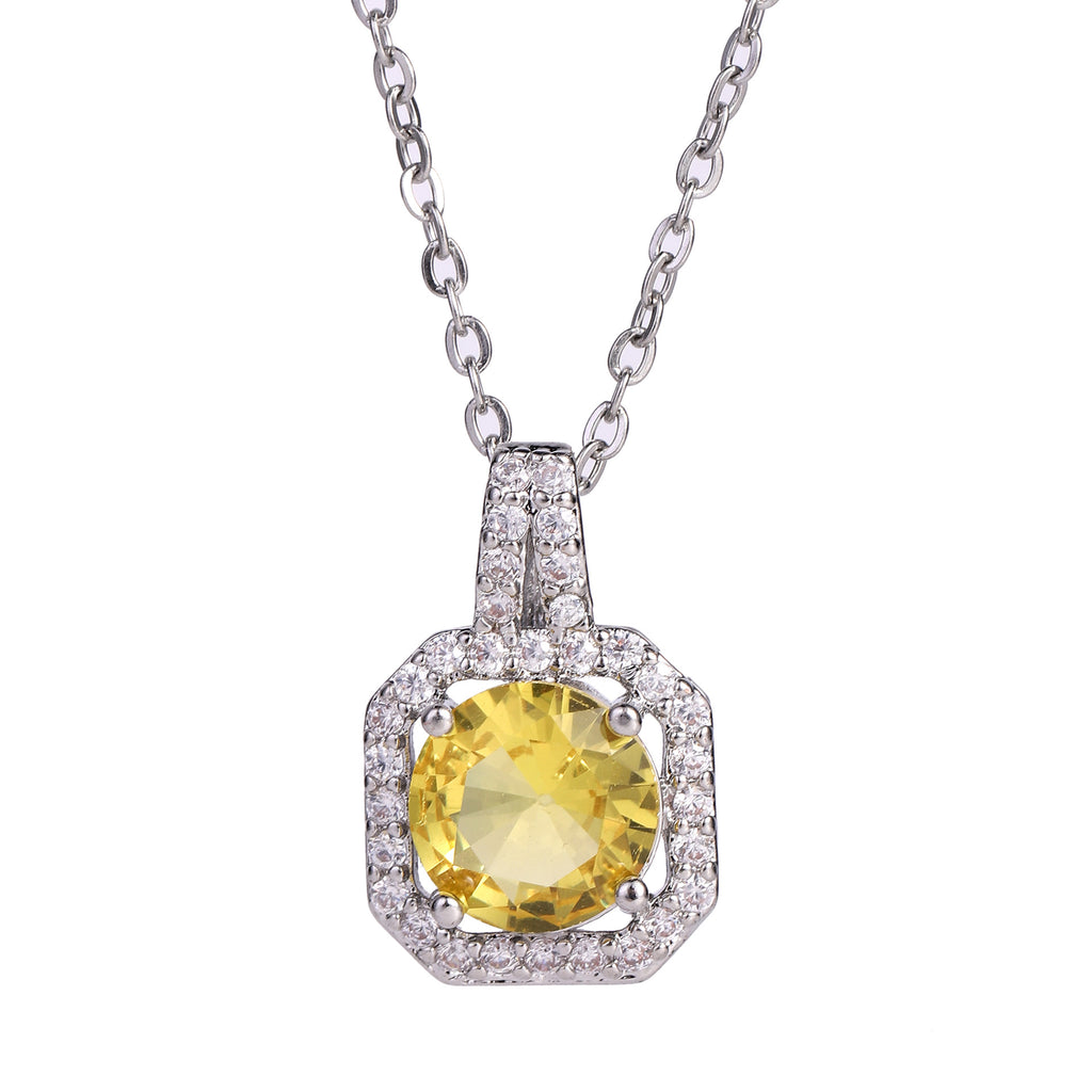 Perfume Bottle Pendant Necklace Women's Full Diamond - Beuti-Ful