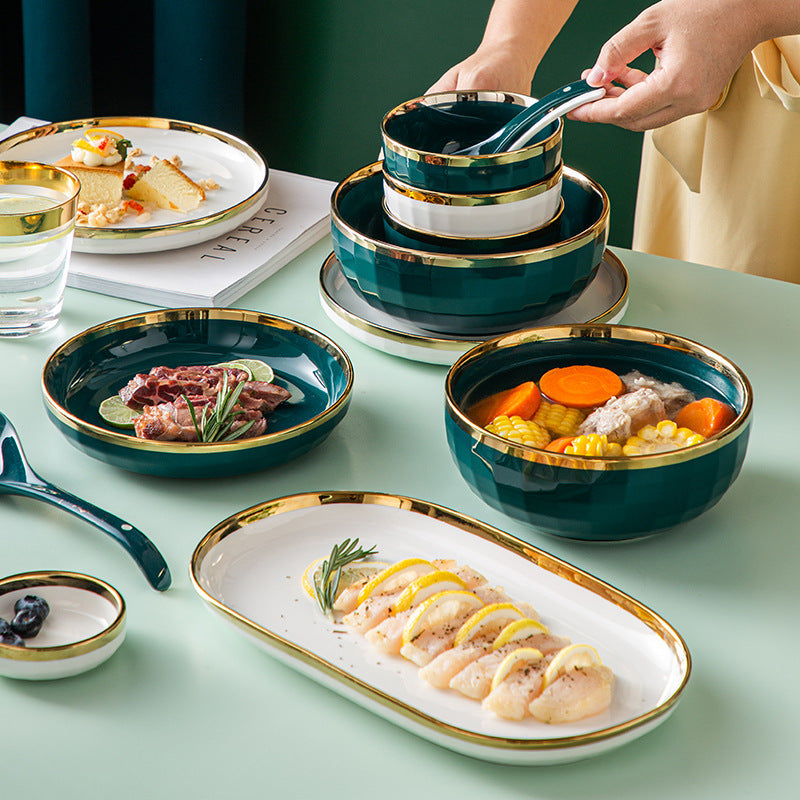 Light Luxury Nordic Creative Home Ceramic Rice Bowl - Beuti-Ful